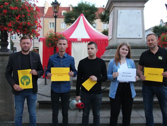 Po raz drugi w Oleśnicy w obronie TVN