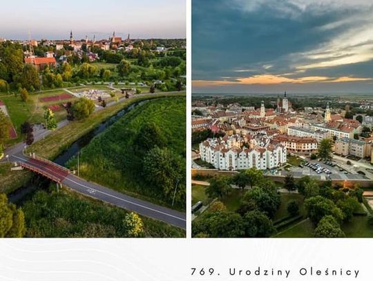 Pocztówka z okazji 769. urodzin Oleśnicy