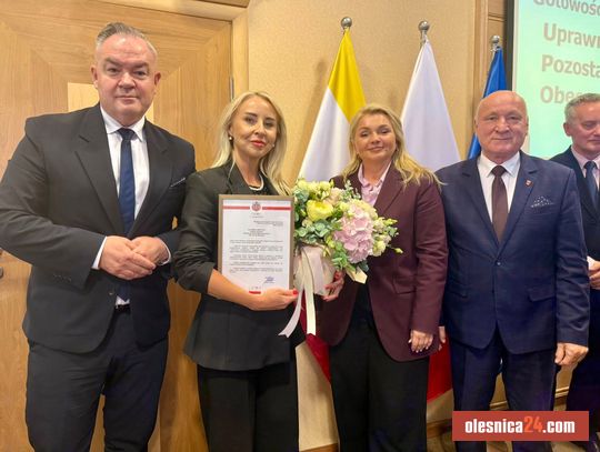 Podziękowania za wsparcie modernizacji dworca kolejowego w Oleśnicy