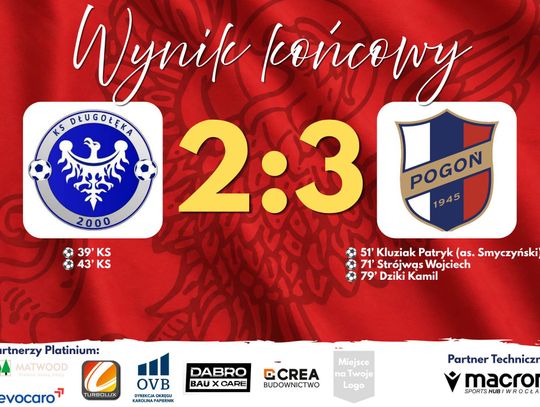 Pogoń odrobiła straty i zgarnęła komplet punktów. Emocje do samego końca!