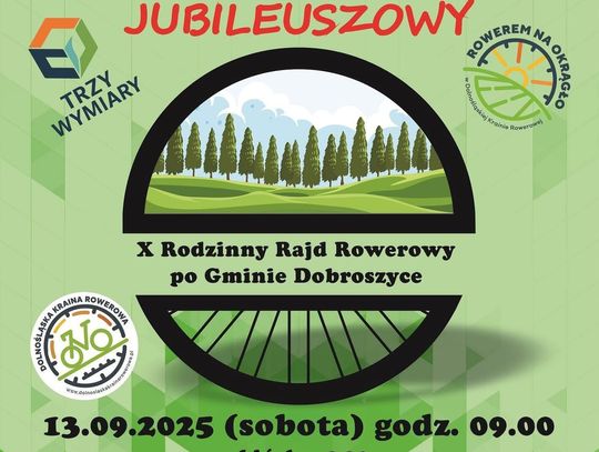 Pojadą rowerami po gminie Dobroszyce