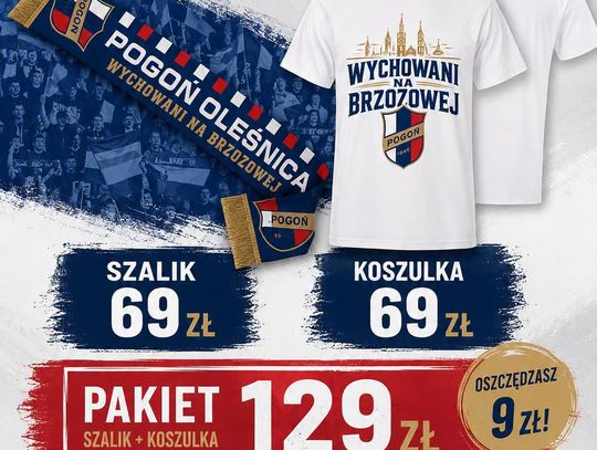 Pokaż, komu kibicujesz! Pogoń Oleśnica rozpoczęła sprzedaż klubowych gadżetów