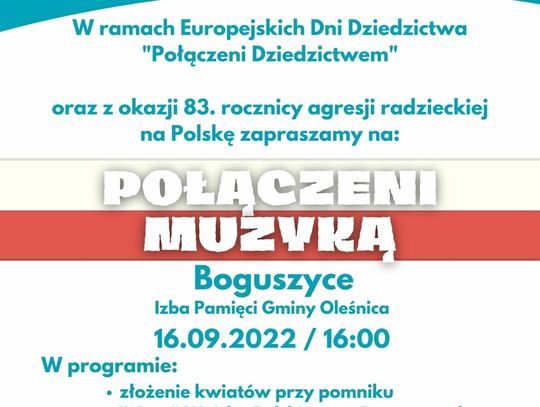 "Połączeni Muzyką" – uroczystości patriotyczne w Boguszycach   