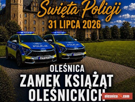 Policja zaprasza na święto. TUR i radiowozy na zamku w Oleśnicy