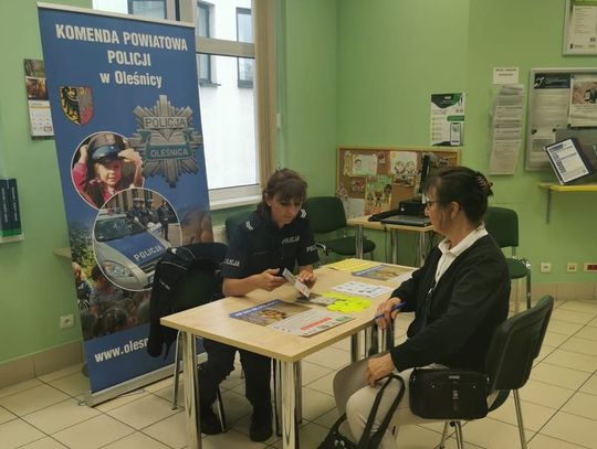 Policyjne działania na rzecz mieszkańców w oleśnickim oddziale ZUS