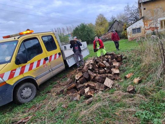 Drewno opałowe dla 33 rodzin