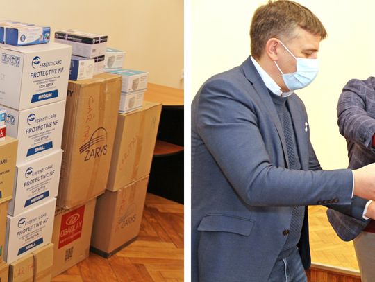 Pomoc w walce z epidemią. Do Domu Opieki w Dobroszycach trafił sprzęt ochrony osobistej