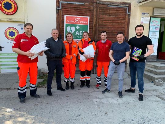 Posłowie Schetyna i Jaros u Służb Ratowniczych w Oleśnicy