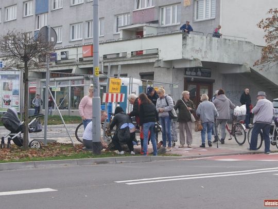 Potrącenie na nowej ścieżce rowerowej w Oleśnicy
