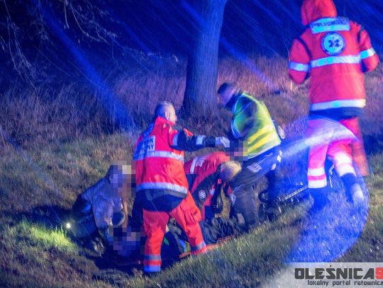 Potrącenie rowerzysty