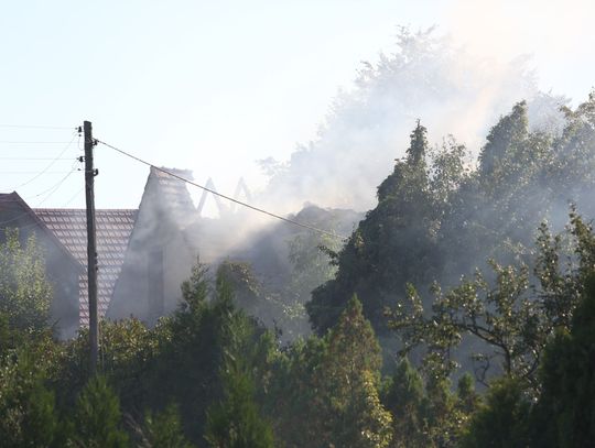 Seria pożarów w powiecie - jedna osoba nie żyje! (AKTUALIZACJA)