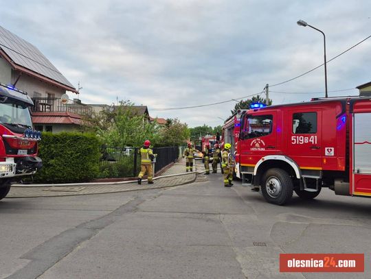 Pożar budynku mieszkalnego. Na miejsce ruszyły zastępy straży Pożar budynku mieszkalnego. Na miejsce ruszyły zastępy straży
