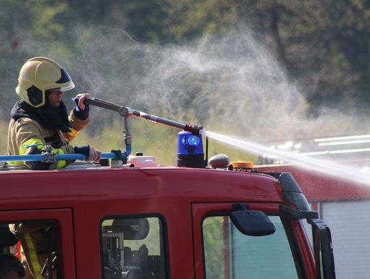 Pożar na Kaliskiej w Sycowie