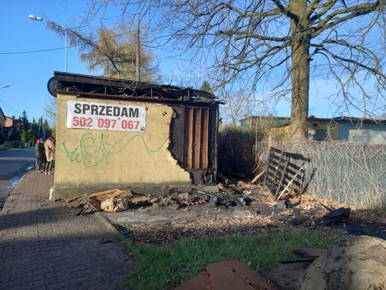 Pożar pijalni piwa w Oleśnicy