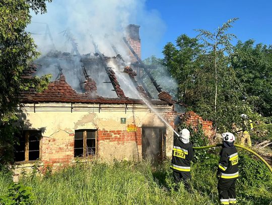 Pożar pustostanu