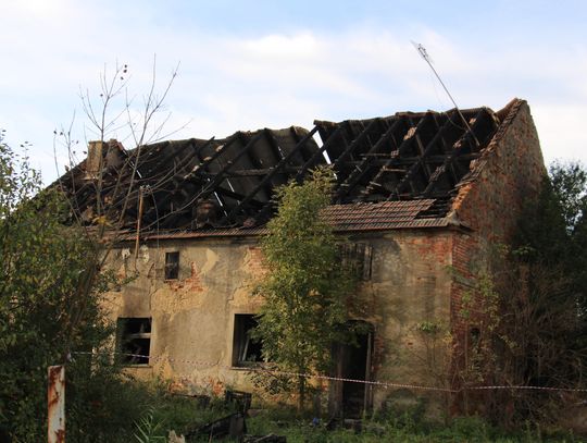 Pożar pustostanu. Spalił się bezdomny