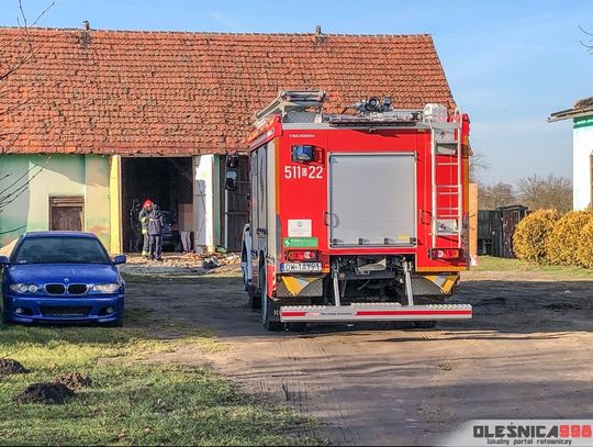 Pożar w Paczkowie z powodu zwarcia instalacji elektrycznej