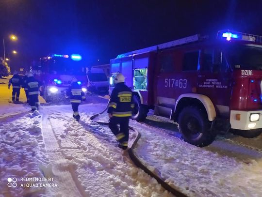 Pożar w stolarni w Twardogórze