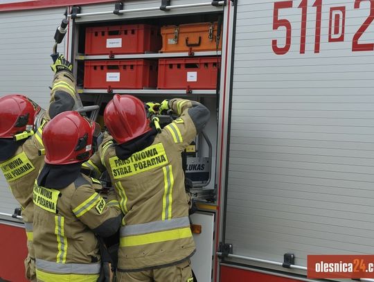 Pożar w wyremontowanej kamienicy w Oleśnicy