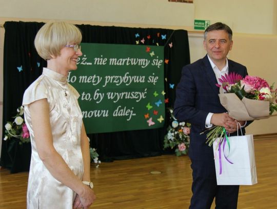 Pożegnanie dyrektor II Liceum Ogólnokształcącego w Oleśnicy