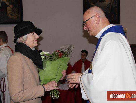 Pożegnanie proboszcza Zdzisława Paducha w kościele NMP w Oleśnicy