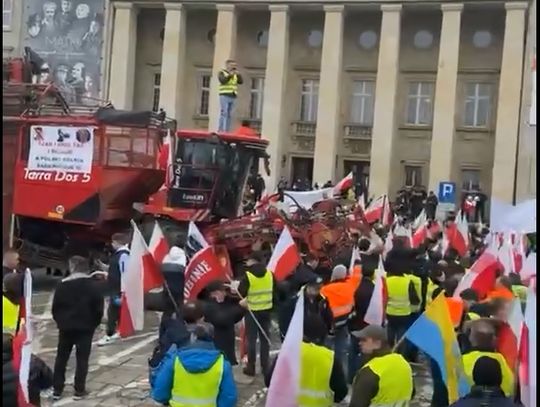 Protest rolników trwa! (WIDEO)