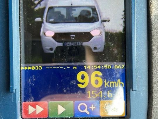 Przekroczyła prędkość o 96 km/h. Tłumaczyła się, że bardzo lubi szybką jazdę i często przekracza prękość...