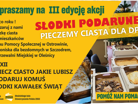 Przyłącz się do "Słodkiego Podarunku" w Oleśnicy