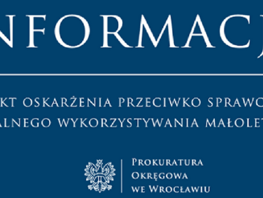 Psycholog z Oleśnicy oskarżony o czynności seksualne względem nieletniej
