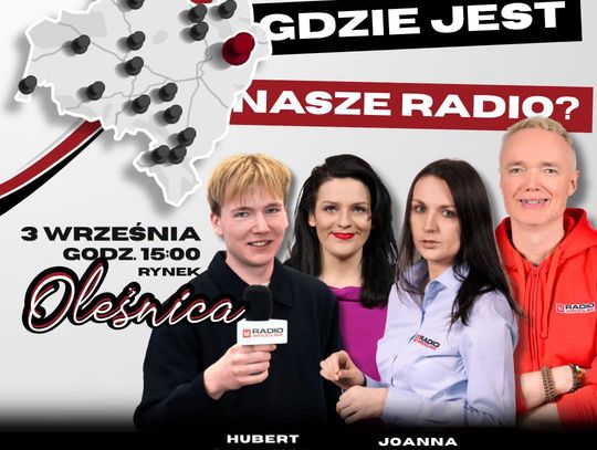 Radio Wrocław przyjedzie do Oleśnicy. Na Rynku pojawi się specjalne studio