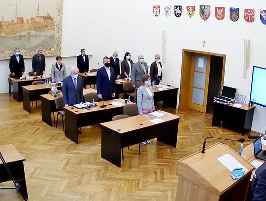 Radni uczcili minutą ciszy pamięć zmarłego Alojzego Kuliga