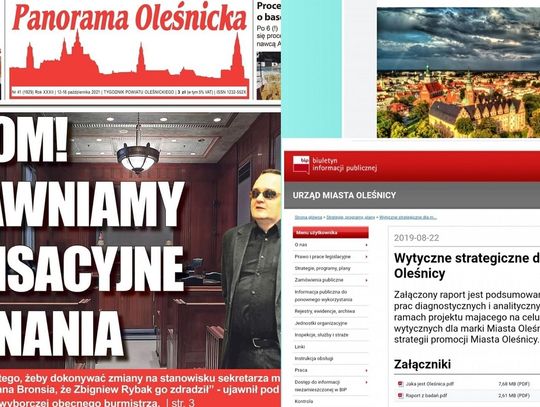 Radny opozycji punktuje burmistrza Oleśnicy: 35 tysięcy za zlecenie dla "osoby niewiarygodnej"?!
