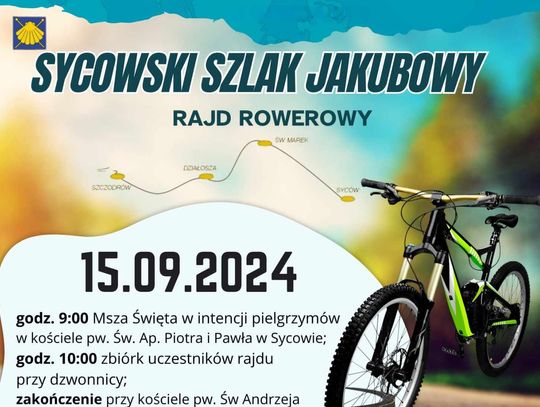 Rajd rowerowy trasą Sycowskiej Camino przełożony