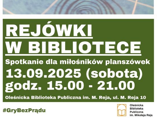 "Rejówki" po wakacjach!