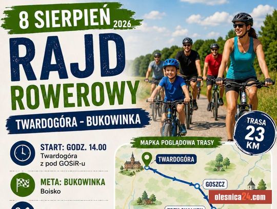 Rowerzyści, ruszamy! 23 km, kiełbaski z grilla i wieczorna zabawa