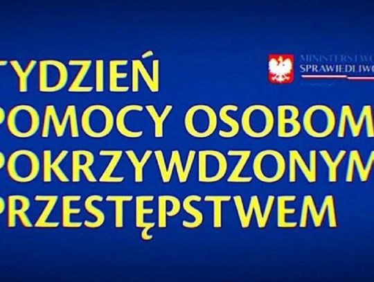 Rozpoczął się Tydzień Pomocy Osobom Pokrzywdzonym Przestępstwem