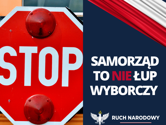 Ruch Narodowy w Oleśnicy protestuje: „Samorząd to nie łup wyborczy"
