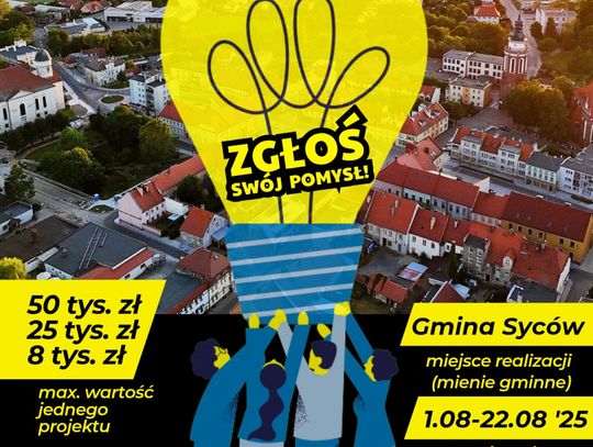 Rusza 4. edycja Sycowskiego Budżetu Obywatelskiego