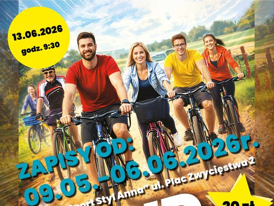 Rusza XXXIII Oleśnicki Rajd Rowerowy! 26 km rodzinnej jazdy, losowanie rowerów i masa atrakcji