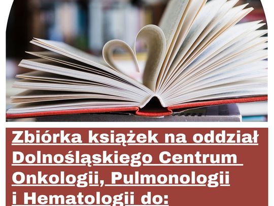 Rusza zbiórka książek w ramach akcji #ZadymaNaChemioterapii