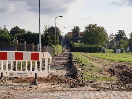 Ruszyły prace na łączniku ulic Otwartej - Moniuszki w Oleśnicy