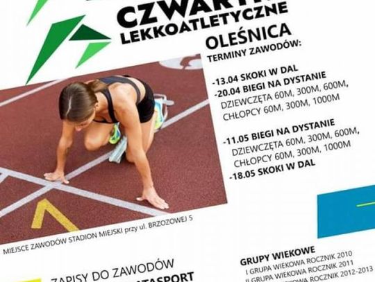 Ruszyły zapisy na Czwartki Lekkoatletyczne w Oleśnicy 