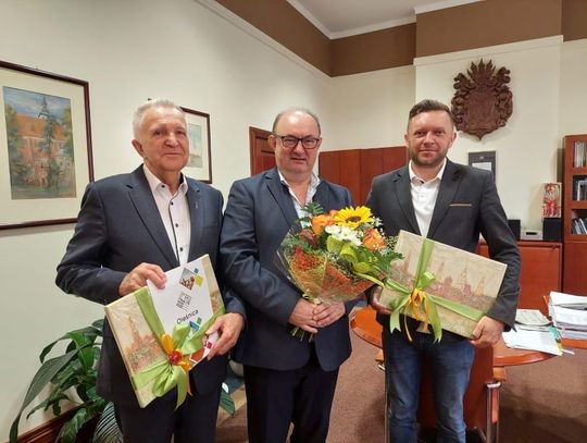 Rzemieślnicy u burmistrza Oleśnicy