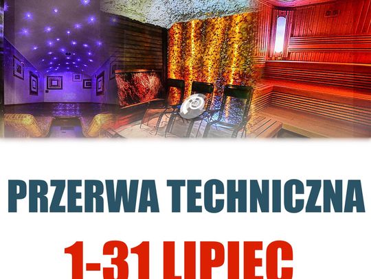 W saunarium będzie przerwa