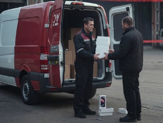SKANDAL Z IPHONE`AMI! KURIER W ZMOWIE Z OSZUSTAMI