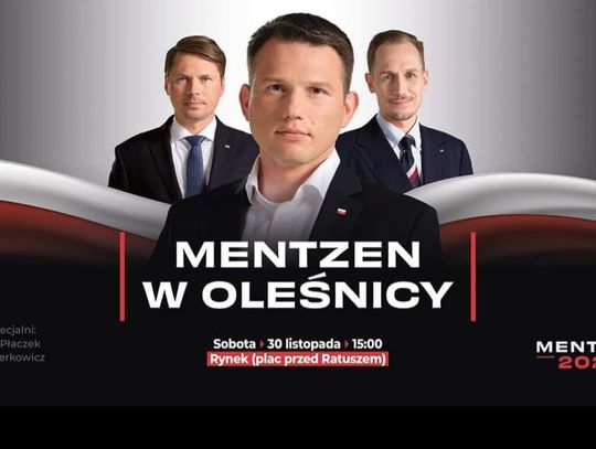 Sławomir Mentzen będzie w Oleśnicy