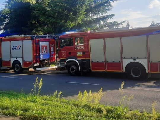 Śmigłowiec LPR w Bierutowie. Przyleciał po kobietę, która się przewróciła