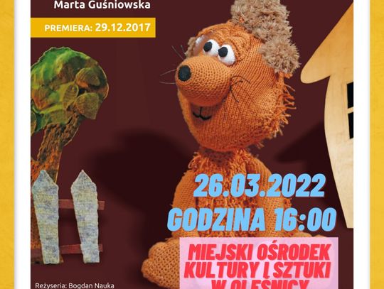 Spektakl dla dzieci ,,Karmelek" w Oleśnicy
