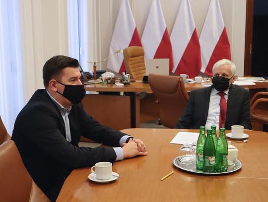 Spotkanie burmistrza z wojewodą