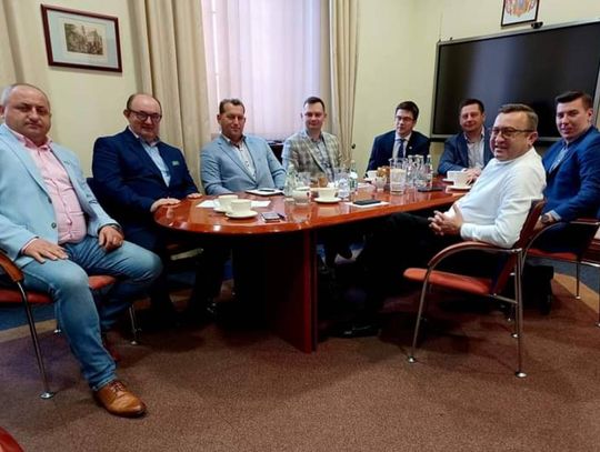 Spotkanie burmistrzów i wójtów z powiatu oleśnickiego 